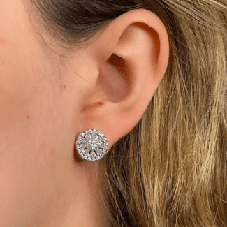 Brinco Halo Cristal Small