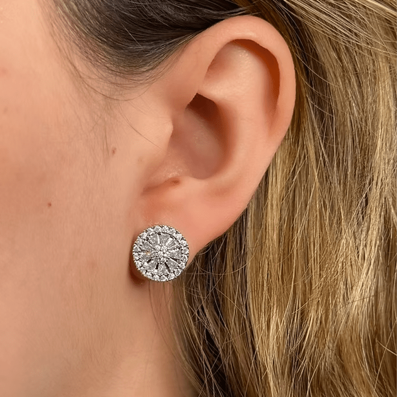 Brinco Pizza Brinco Halo Cristal Small