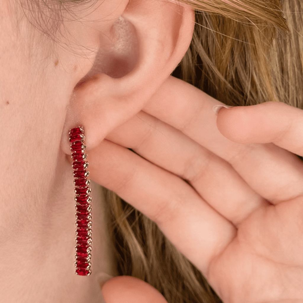 Brinco Riviera Rubi Brinco Riviera Rubi