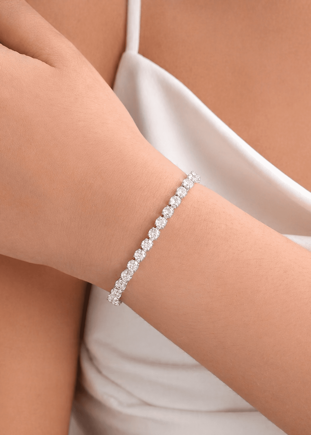 Pulseira Riviera Essence Cristal Ajustável