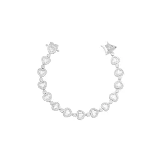 Pulseira Coração Zircônias