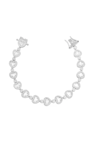 Pulseira Coração Zircônias