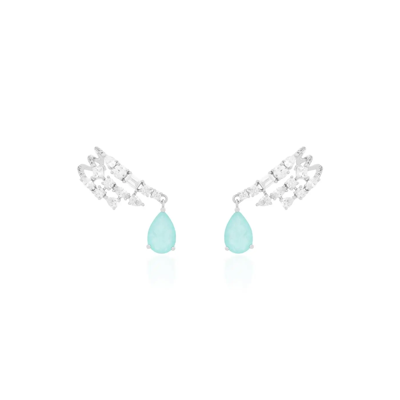 Ear Hook Triplo com Gota Pendente Ear Hook Triplo com Gota Pendente