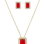 Conjunto Rubi Rosé Elegance Ouro 18k