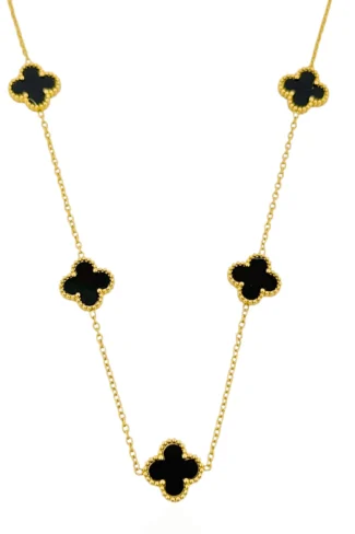 Conjunto Trevo Inspiração Ouro 18k