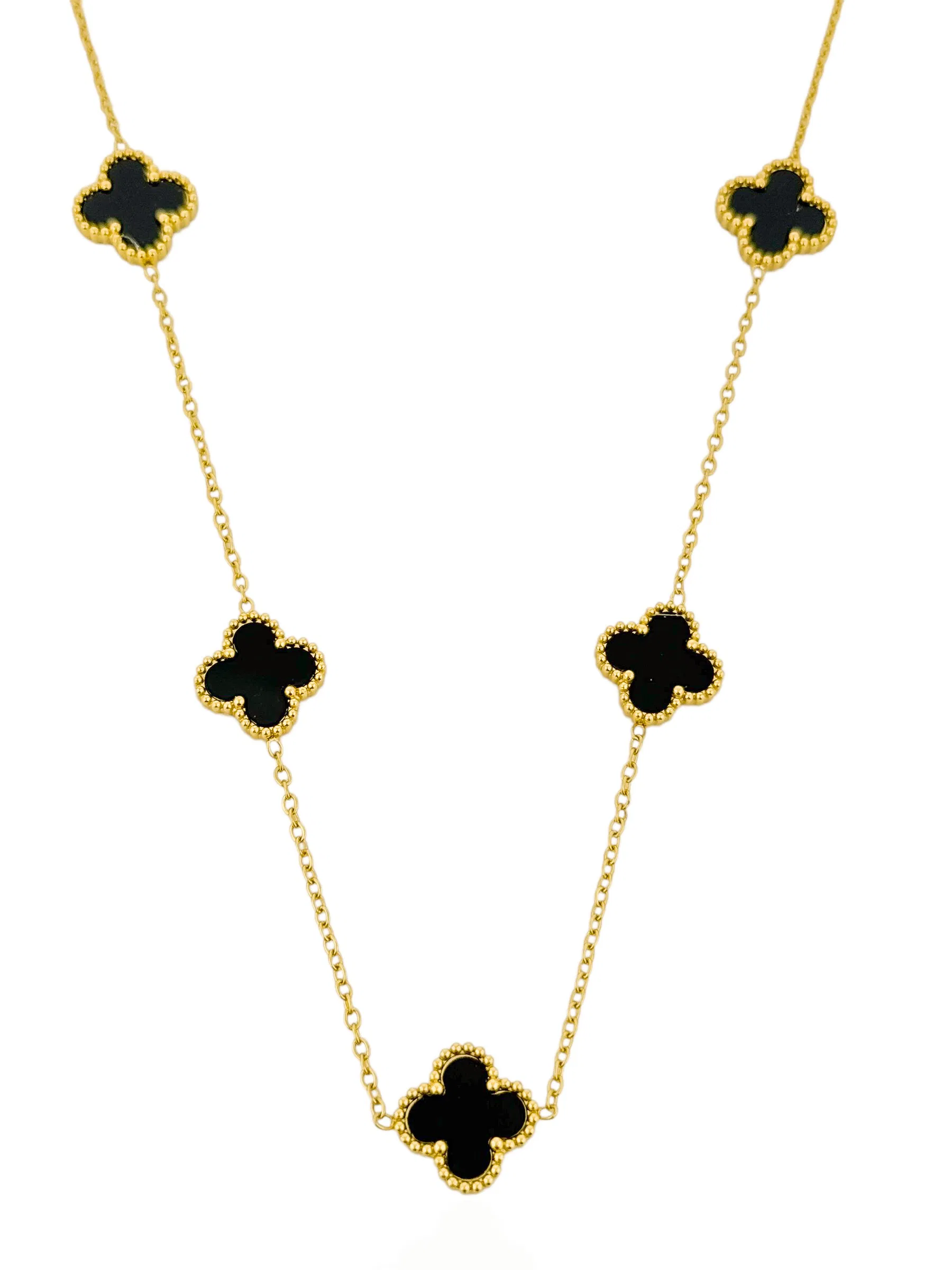 Conjunto Trevo Inspiração Ouro 18k